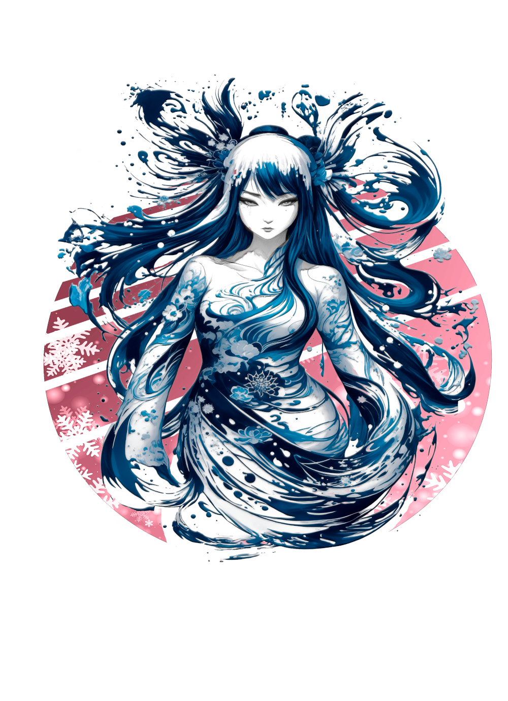 Camiseta yuki-onna