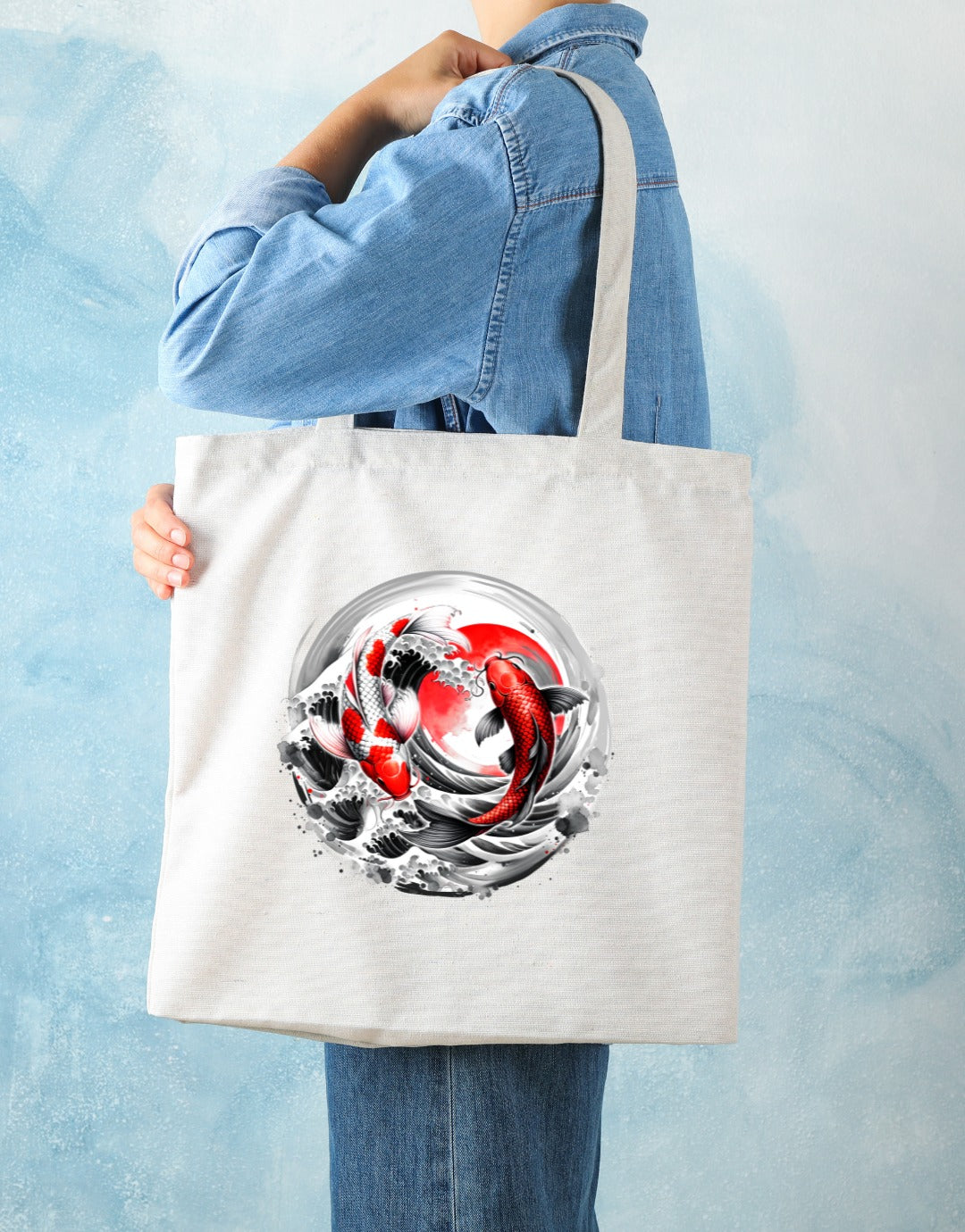 Bolsa de Tela Diseño Koi