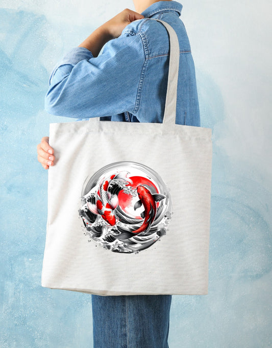 Bolsa de Tela Diseño Koi