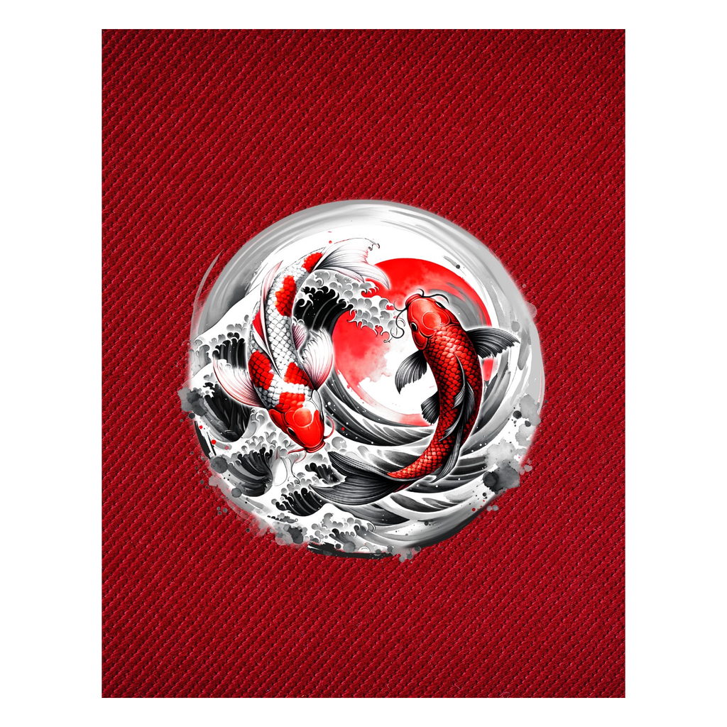 Bolsa de Tela Diseño Koi