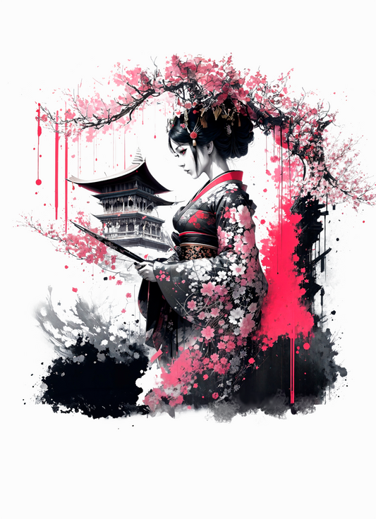 Camiseta Geisha
