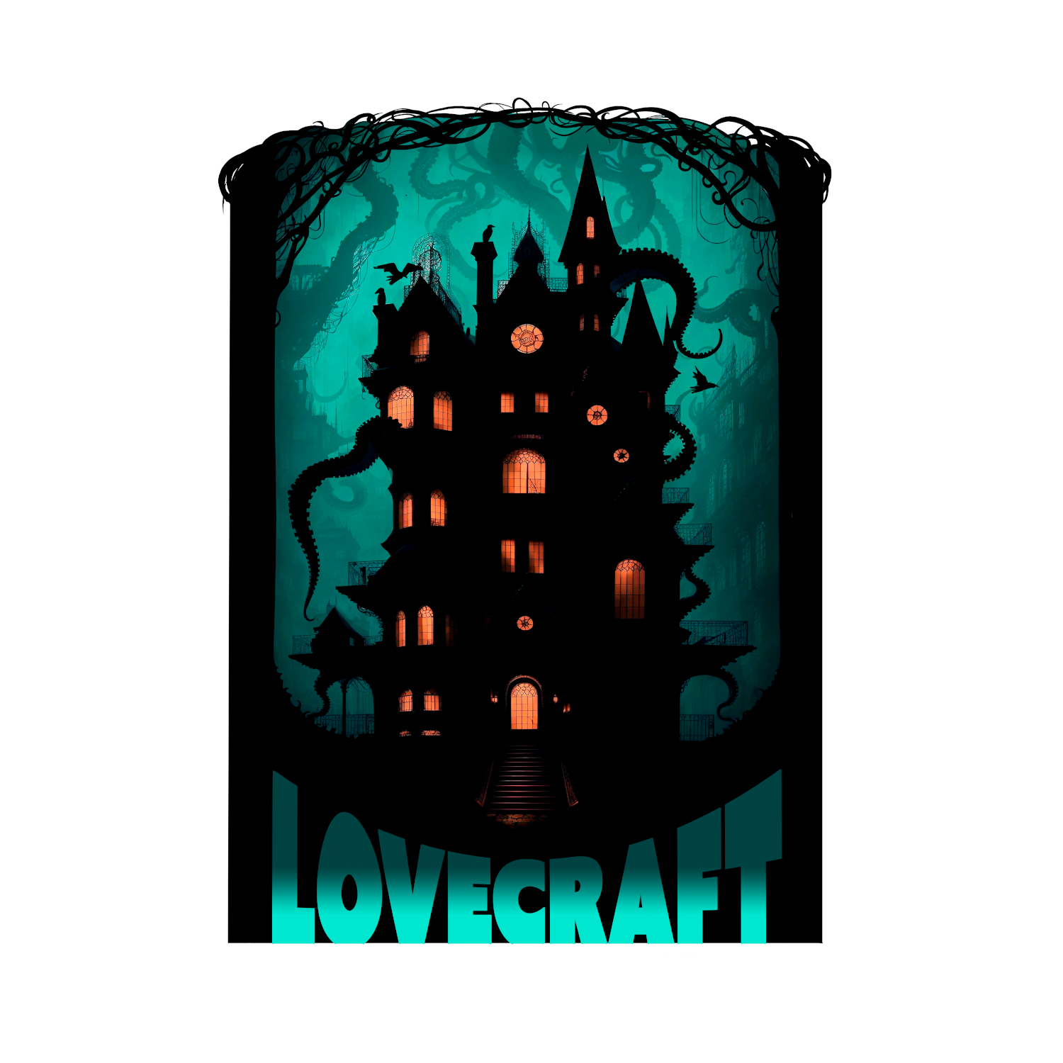 Camiseta Mansion Lovecraft