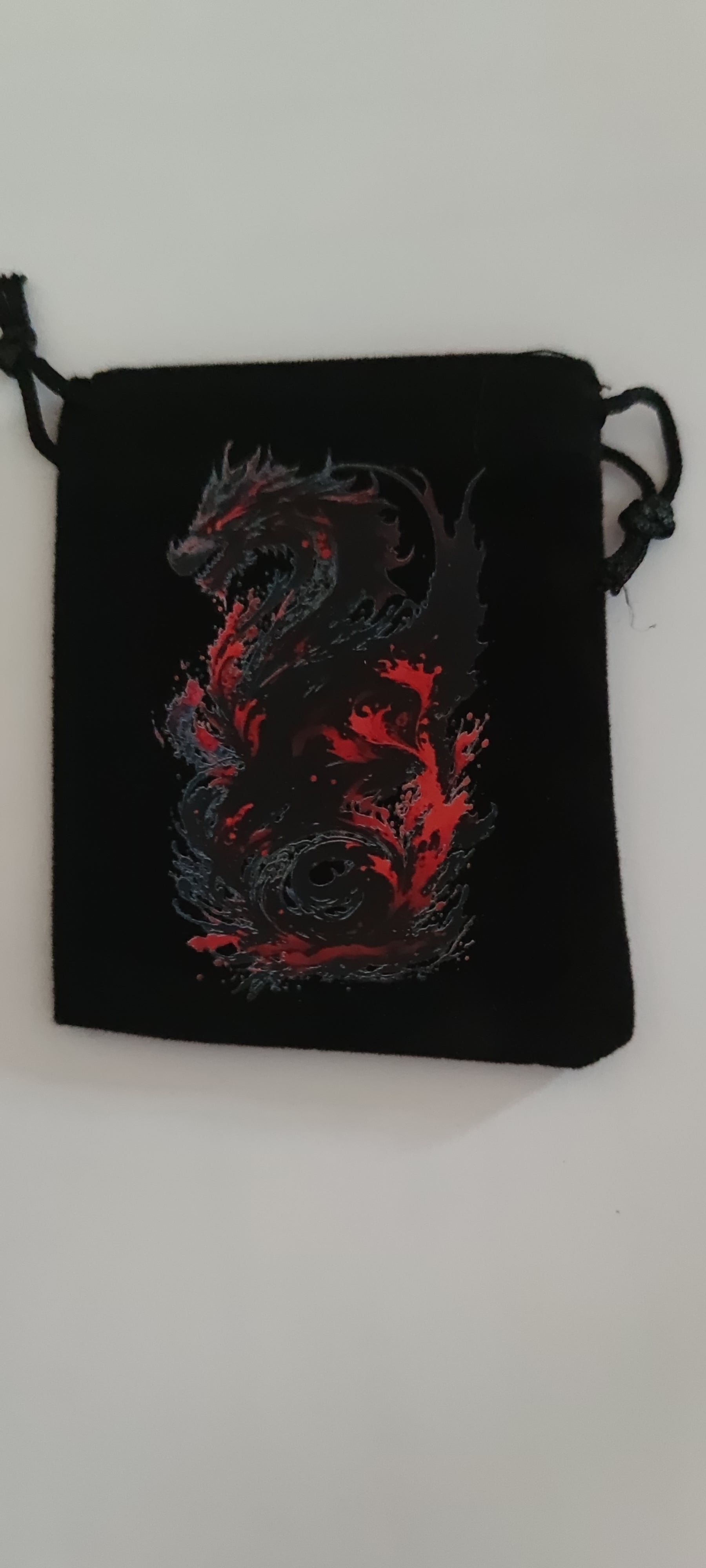 Bolsita Terciopelo dragon