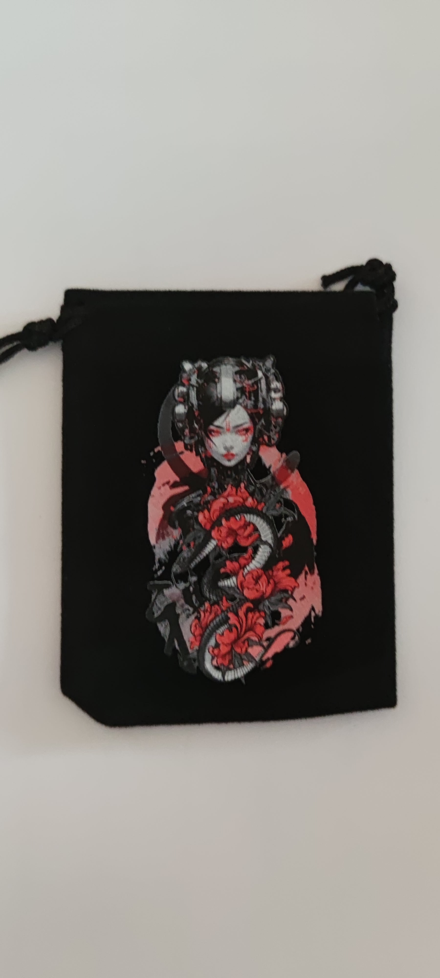 Bolsita Terciopelo Gheisha Robotica