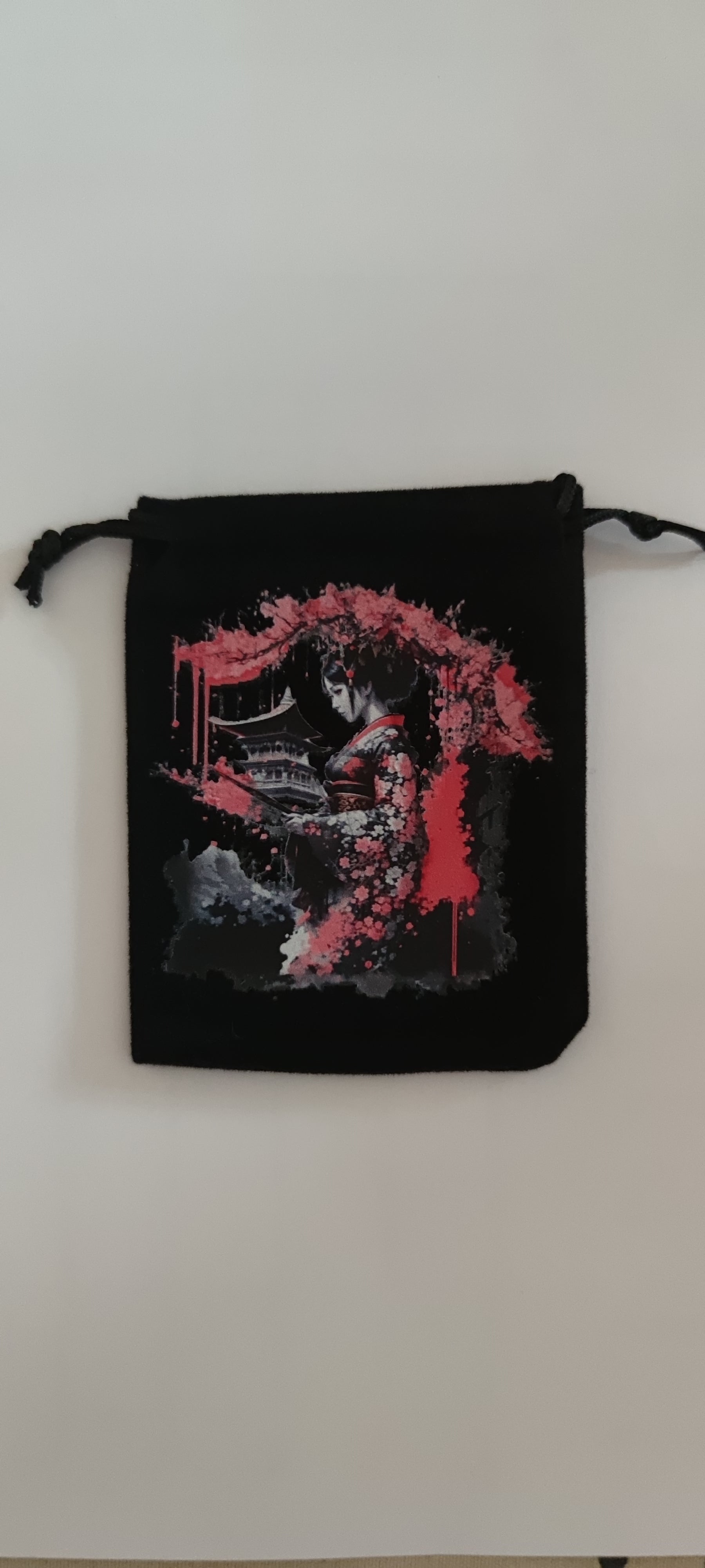 Bolsita de tela gheisha